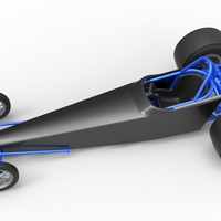 Dragster with twin Turbo drag axle 1:25 - Thumbnail 3