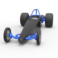 Dragster with twin Turbo drag axle 1:25 - Thumbnail 4