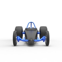 Dragster with twin Turbo drag axle 1:25 - Thumbnail 6