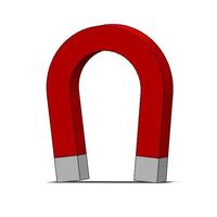 Small Magnet shaped key holder 3D Printing 53694