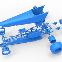 Dragster with twin Turbo drag axle 1:25 - Thumbnail 18