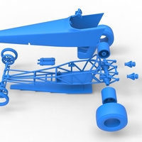Dragster with twin Turbo drag axle 1:25 - Thumbnail 22