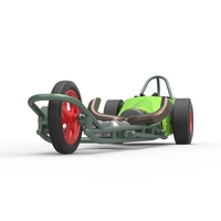 3 wheeled dragster with Rocket Turbine 1:25 - Thumbnail 6