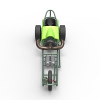 3 wheeled dragster with Rocket Turbine 1:25 - Thumbnail 8