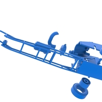 3 wheeled dragster with Rocket Turbine 1:25 - Thumbnail 20