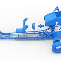 3 wheeled dragster with Rocket Turbine 1:25 - Thumbnail 23