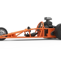 Rear engine old school three wheeled dragster 1:25 - Thumbnail 2