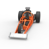 Rear engine old school three wheeled dragster 1:25 - Thumbnail 5