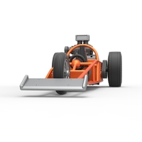 Rear engine old school three wheeled dragster 1:25 - Thumbnail 6