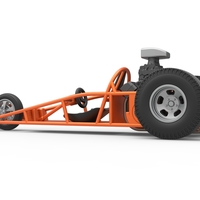 Rear engine old school three wheeled dragster 1:25 - Thumbnail 13