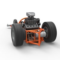 Rear engine old school three wheeled dragster 1:25 - Thumbnail 14