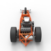 Rear engine old school three wheeled dragster 1:25 - Thumbnail 17