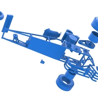 Rear engine old school three wheeled dragster 1:25 - Thumbnail 20