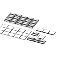 Chocolate  a plate single cubes with and without inscription - Thumbnail 5