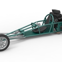 Rear engine old school dragster 1:25 - Thumbnail 1