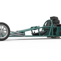 Rear engine old school dragster 1:25 - Thumbnail 2