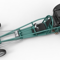 Rear engine old school dragster 1:25 - Thumbnail 4