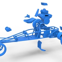 Rear engine old school dragster 1:25 - Thumbnail 23