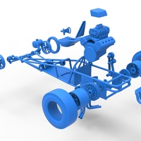 Rear engine old school dragster 1:25 - Thumbnail 24