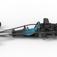 Rear engine old school dragster V2 Scale 1:25 - Thumbnail 10