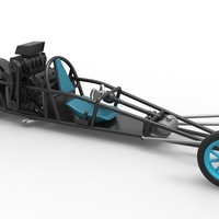 Rear engine old school dragster V2 Scale 1:25 - Thumbnail 20
