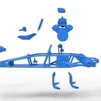 Rear engine old school dragster V2 Scale 1:25 - Thumbnail 24