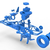 Rear engine old school dragster V2 Scale 1:25 - Thumbnail 25