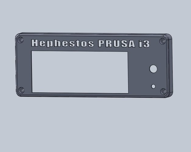 Hephestos Prusa i3 LCD cover 3D Print 53745