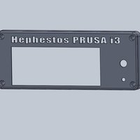 Small Hephestos Prusa i3 LCD cover 3D Printing 53745