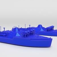 Old Small Armored River MineSweper 4 variants - Thumbnail 1