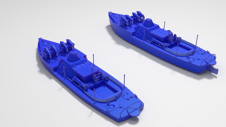 Old Small Armored River MineSweper 4 variants 3D Print 537462