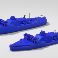 Old Small Armored River MineSweper 4 variants - Thumbnail 3