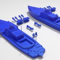 Old Small Armored River MineSweper 4 variants - Thumbnail 9