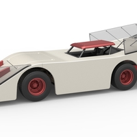 Vintage Outlaw dirt late model race car 1:25 - Thumbnail 1