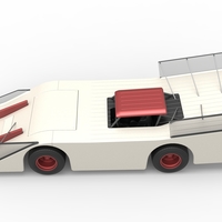 Vintage Outlaw dirt late model race car 1:25 - Thumbnail 10