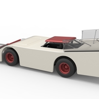 Vintage Outlaw dirt late model race car 1:25 - Thumbnail 12