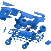 Vintage Outlaw dirt late model race car 1:25 - Thumbnail 19