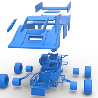 Vintage Outlaw dirt late model race car 1:25 - Thumbnail 21