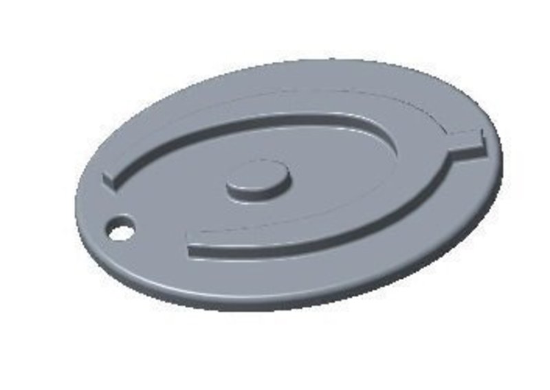 Halo 5 symbol key fob