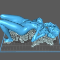 Small Sina Sexy Girl For 3D Printing 3D Printing 537716