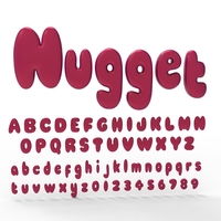 Nugget Alphabet and numbers - Thumbnail 1