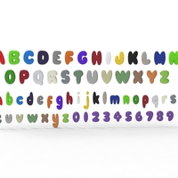 Nugget Alphabet and numbers - Thumbnail 4