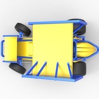 Winged Sprint car while turning Scale 1:25 - Thumbnail 11