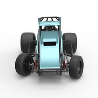 Sprint car while turning Scale 1:25 - Thumbnail 8