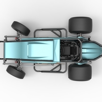 Sprint car while turning Scale 1:25 - Thumbnail 11