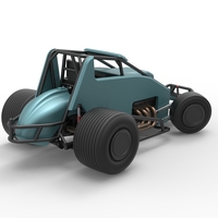 Sprint car while turning Scale 1:25 - Thumbnail 18