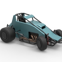 Sprint car while turning Scale 1:25 - Thumbnail 20