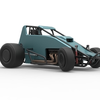 Sprint car while turning Scale 1:25 - Thumbnail 21
