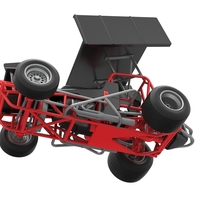 Vintage Winged Sprint car Scale 1:25 - Thumbnail 3