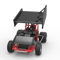 Vintage Winged Sprint car Scale 1:25 - Thumbnail 5